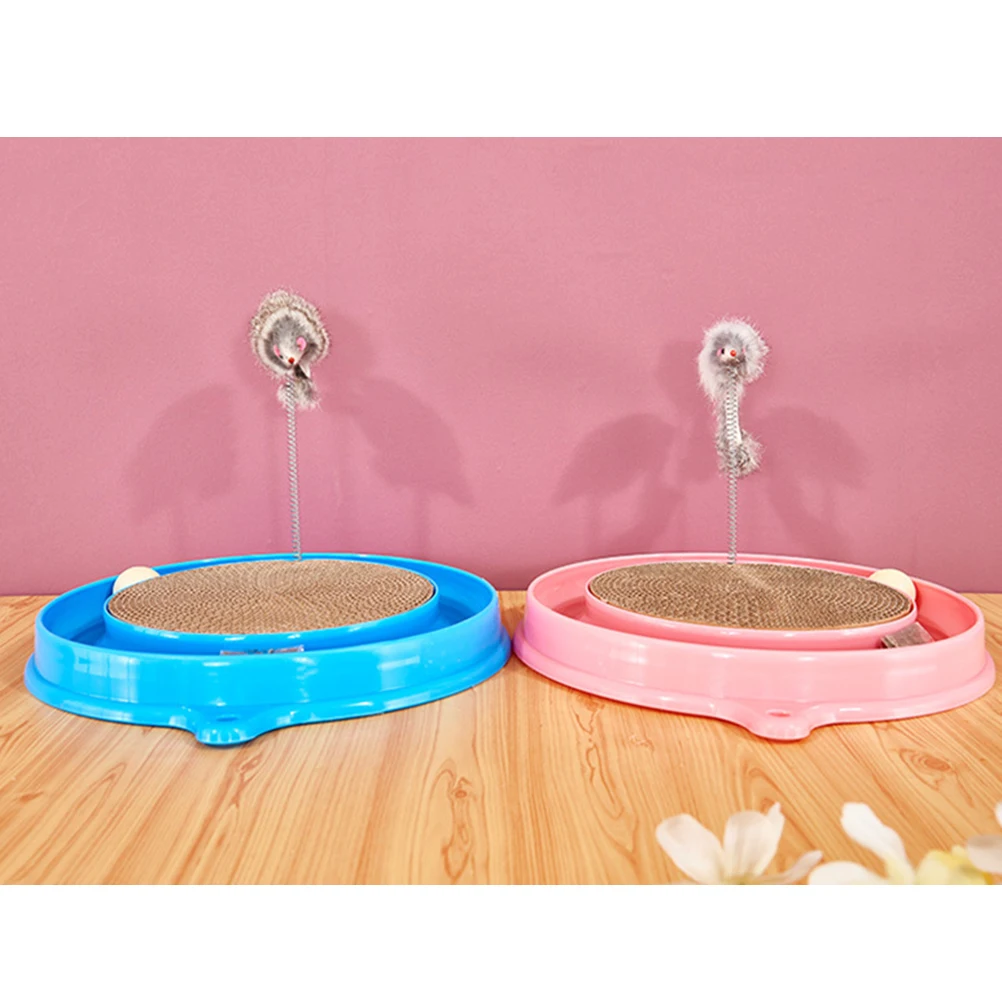 1 шт., игрушка для кошек, гофрированная бумага, игрушка для кошек, пластиковый лоток, игрушка, забавная мышь, игрушки для кошек, товары для домашних животных