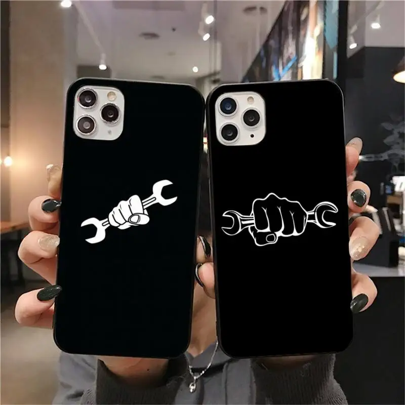 Чехол для телефона CUTEWANAN Mechanic с гаечным ключом iPhone 11 pro XS MAX 8 7 6 6S Plus X 5S SE 2020