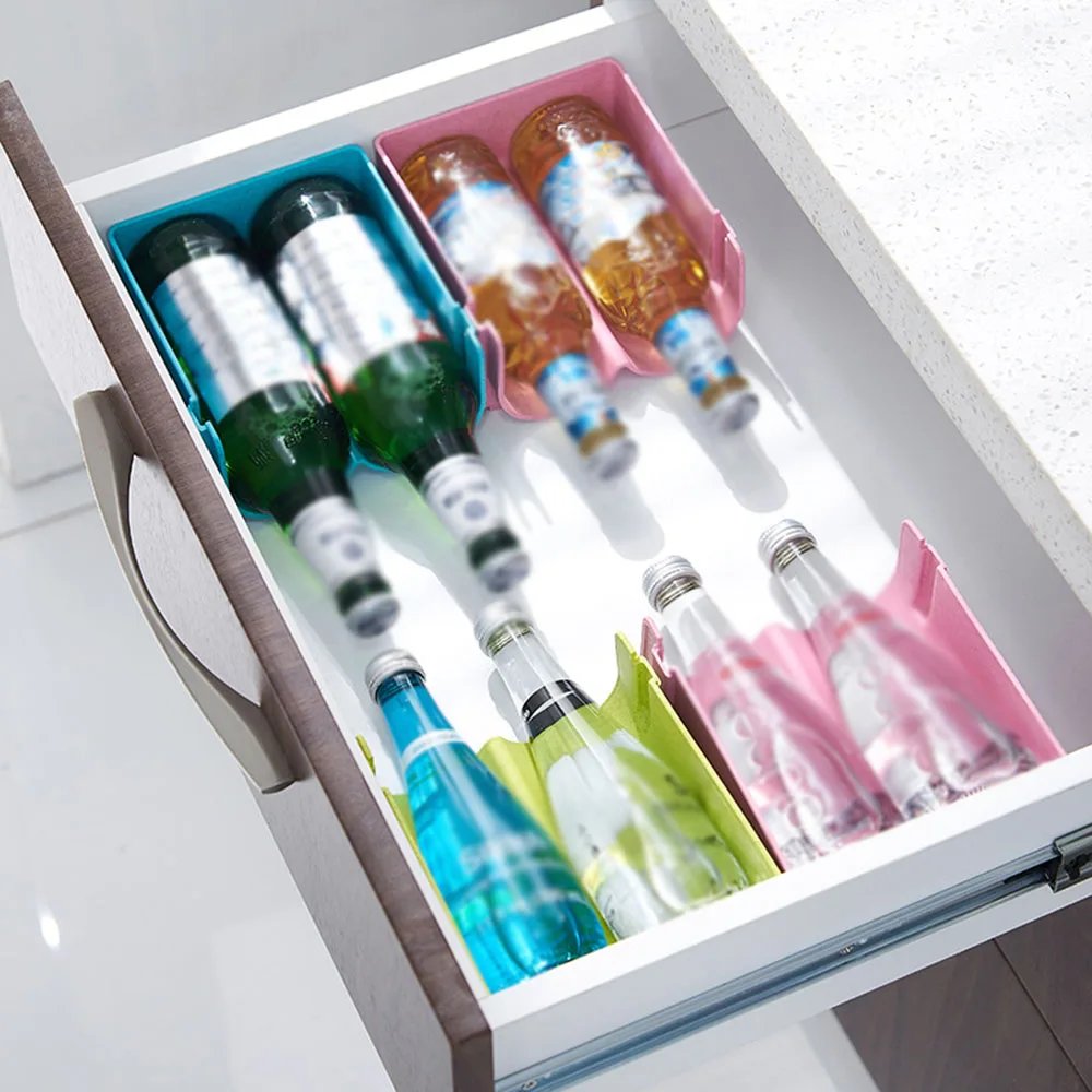 

Box Storage Rack Basket Home Kitchen Tool Cupboard Drawer Bottle Wine Can