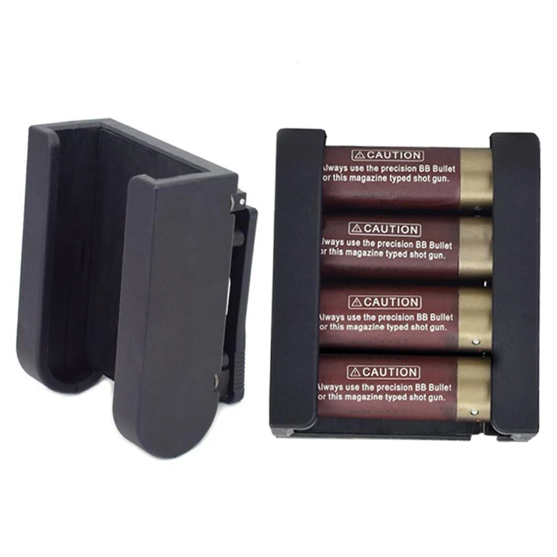 

Tactical 12 Gauge Shotgun Cartridges Clip Speed Loader 12-Gauge Waist Belt Clip Shothell Mag Pouch Holder Airsoft XM1014 M870