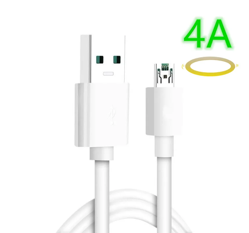 1 5 м 2 4A Micro USB кабель VOOC Flash Charge для OPPO A9X R9s Plus R7 A79 R11s совместимый Быстрая зарядка