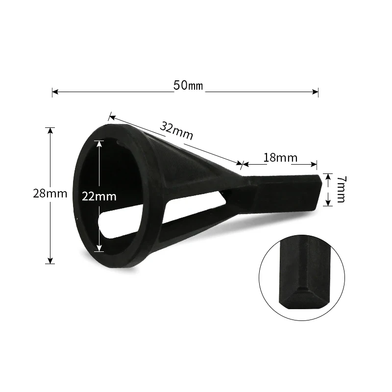 1 шт. из нержавеющей стали с шестигранником/треугольным хвостовиком внешний