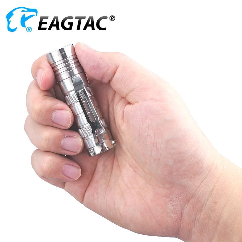 EAGTAC D3A TI XM-L2 CW Nichia 219C NW светодиодный фонарик 405 люмен AA аккумулятор 14500 EDC