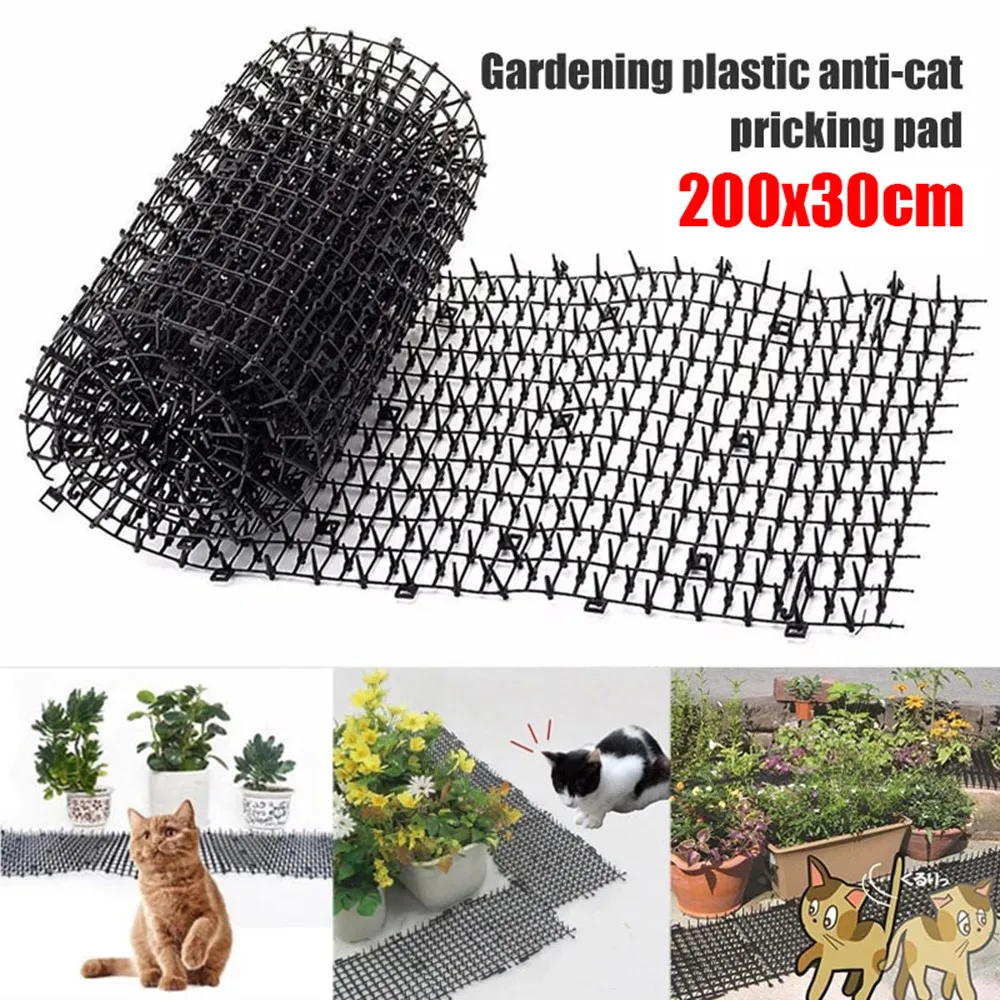 

2M Sting Isolation Square Pest Dog Cat Scat Mat Animal Deterrent Repellent Plastic Scarer Spike Tool UK Anti Digging Pest