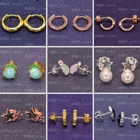 womens jewelry earrings 2021 popular spanish bear 925 sterling silver wedding gold dating punk engagement couple earrings girls