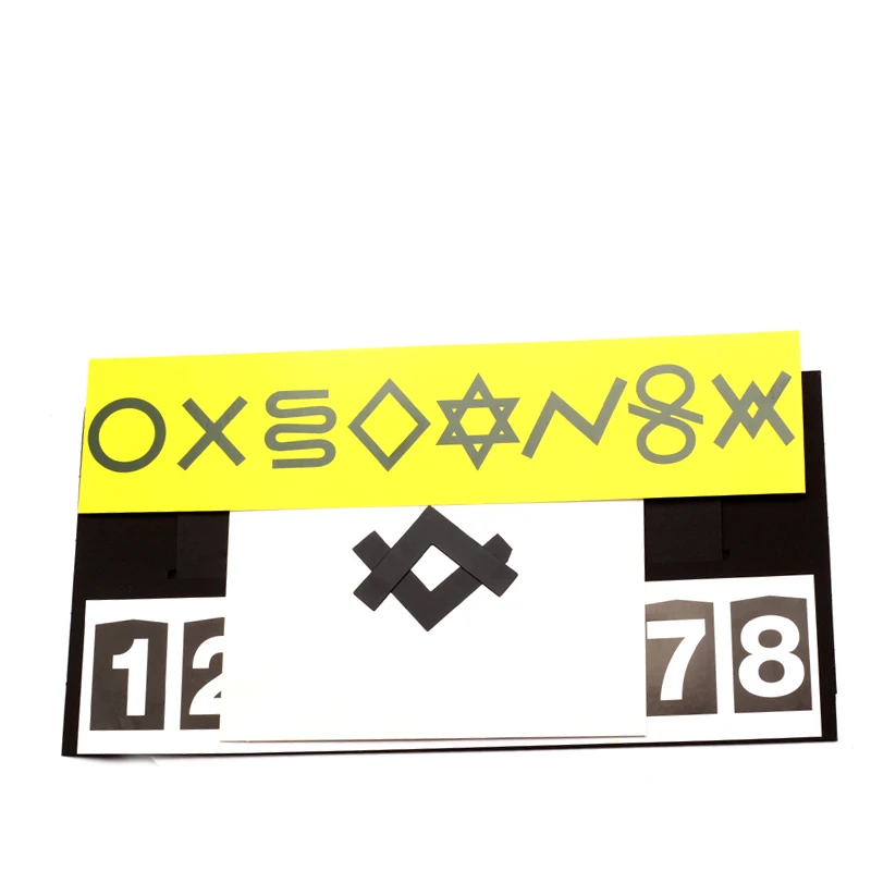 Ментальный символ с картой ESP фокусы фокусник иллюзии крупным планом аксессуары