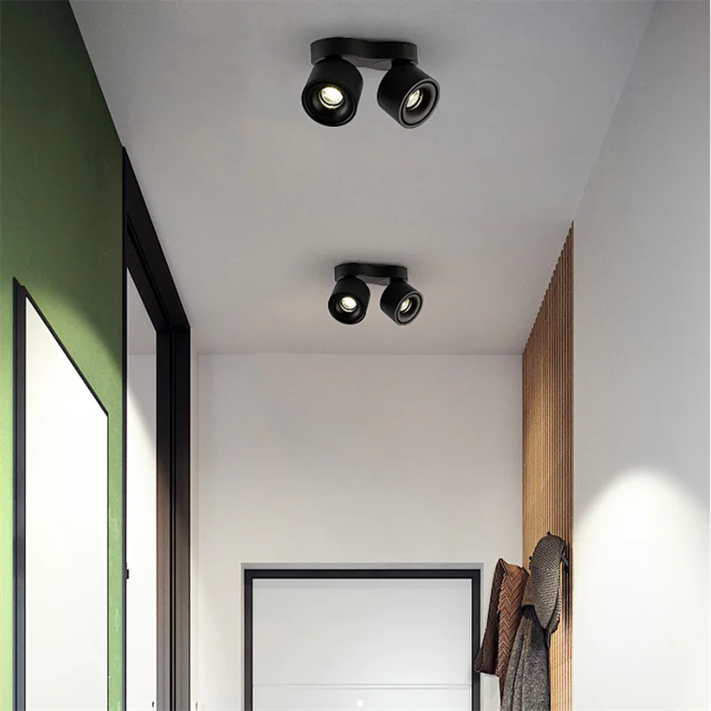 

Dimmable led ceiling light 14W20W24W30W LED surface mounted ceiling lamp Foldable and 360 degree rotatable led COB spot light