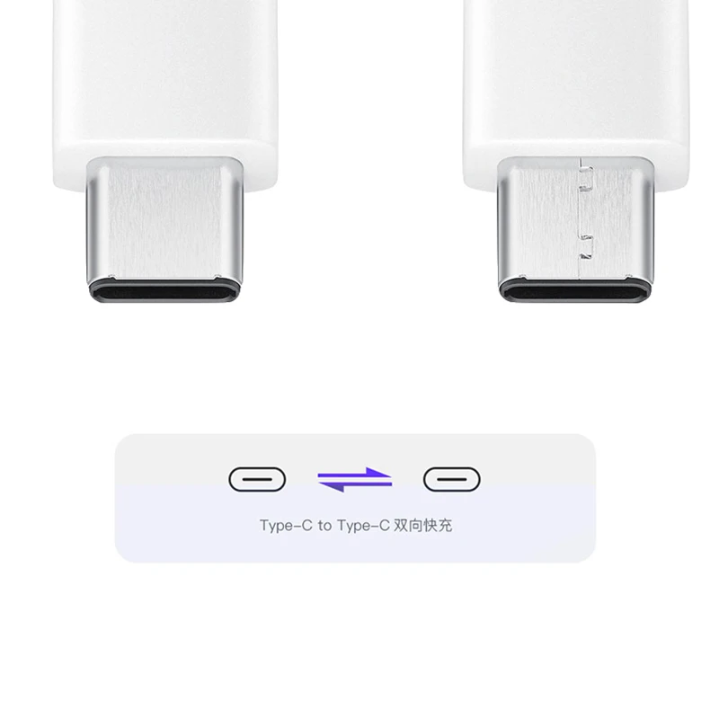 Оригинальный Samsung Note 10 Pro Двойной кабель Тип C usb 3 1 для быстрой зарядки Type-c