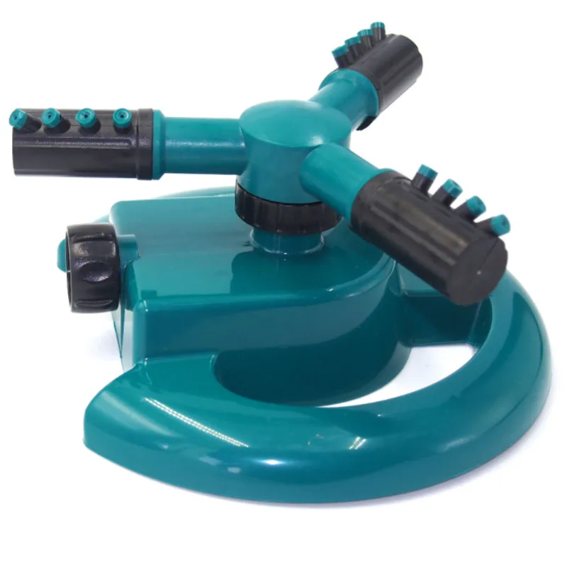

Garden Sprinklers Automatic watering Grass Lawn 360 Degree Circle Rotating Water Sprinkler 3 Nozzles Three Arm Garden Pipe Hose