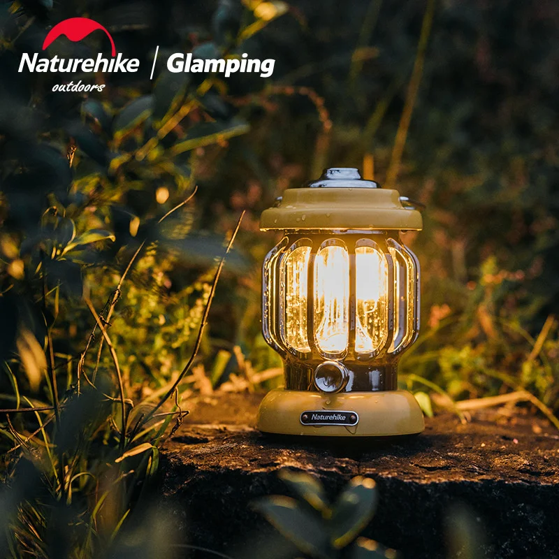 

Naturehike Outdoor Camping Atmosphere Lamp Portable Camping Light Hang Lamp Charging Tent Lamp Windproof And Dustproof IPX4