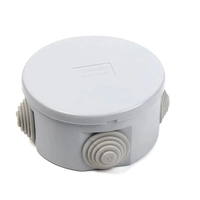 Круглая Всепогодная Распределительная коробка пластиковая электрическая