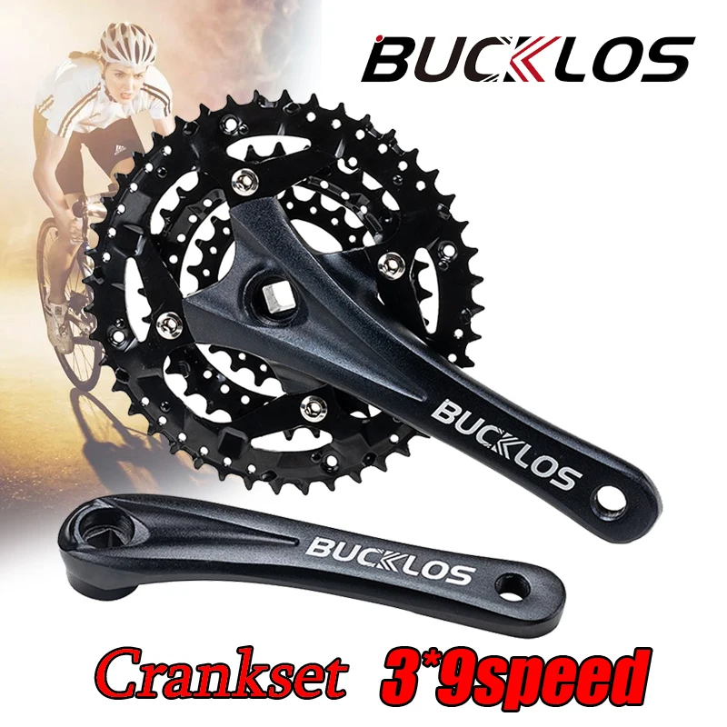 

Комплект Шатунов для горного и дорожного велосипеда, 170 мм, 3*9 скорости, 22T, 32T, 44T, 104/64BCD