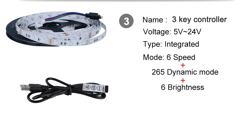 5 м-50 мм 5 в Светодиодная лента с питанием от USB 2835SMD Светодиодная лента для ТВ фона ПК 60 светодиодный s/m не водонепроницаемый