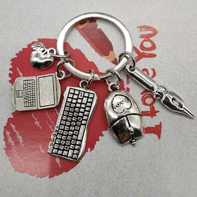 Новинка модная Очаровательная Клавиатура для ноутбука мыши брелок модный сделай