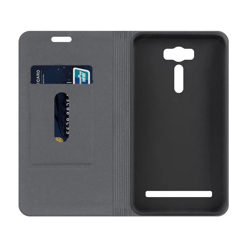 Чехол из искусственной кожи под дерево для Asus Zenfone Selfie ZD551KL откидной Чехол-книжка