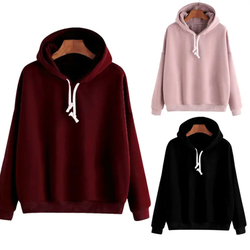 Unisex Men Women Hoodie Sweatshirts Solid Fashion Casual Hip-hop Skateboard Pullover Coat