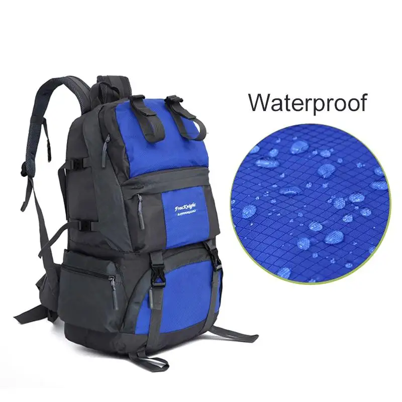 50L водонепроницаемый рюкзак для альпинизма мужчин и женщин нейлон большой