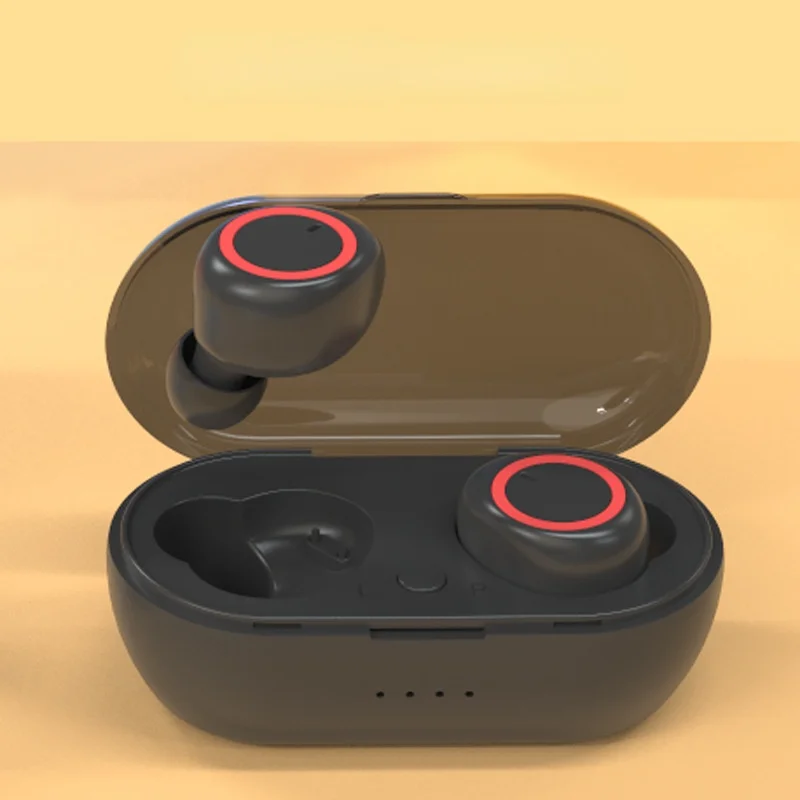 VYOPBC Y50 TWS Bluetooth 5.0 Headphone Wireless Sports Earphone IPX5 Waterproof Low Gaming Delay Headset with Battery Display |