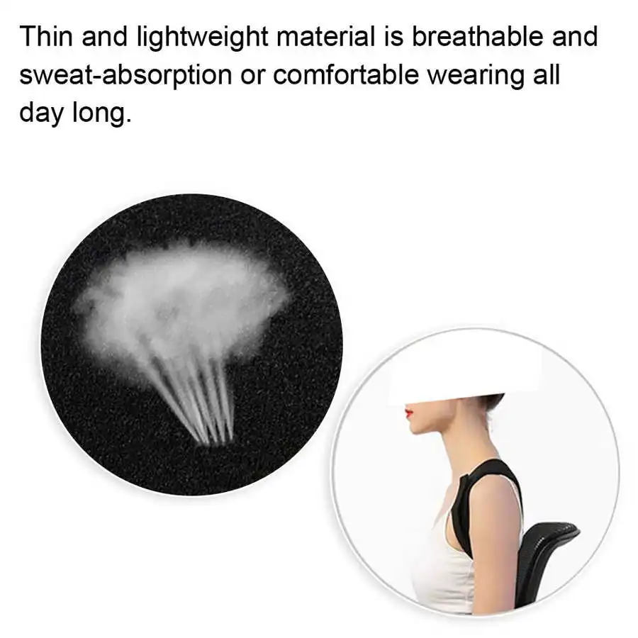 Корректор осанки для мужчин и женщин регулируемый пояс поддержки плеч спины