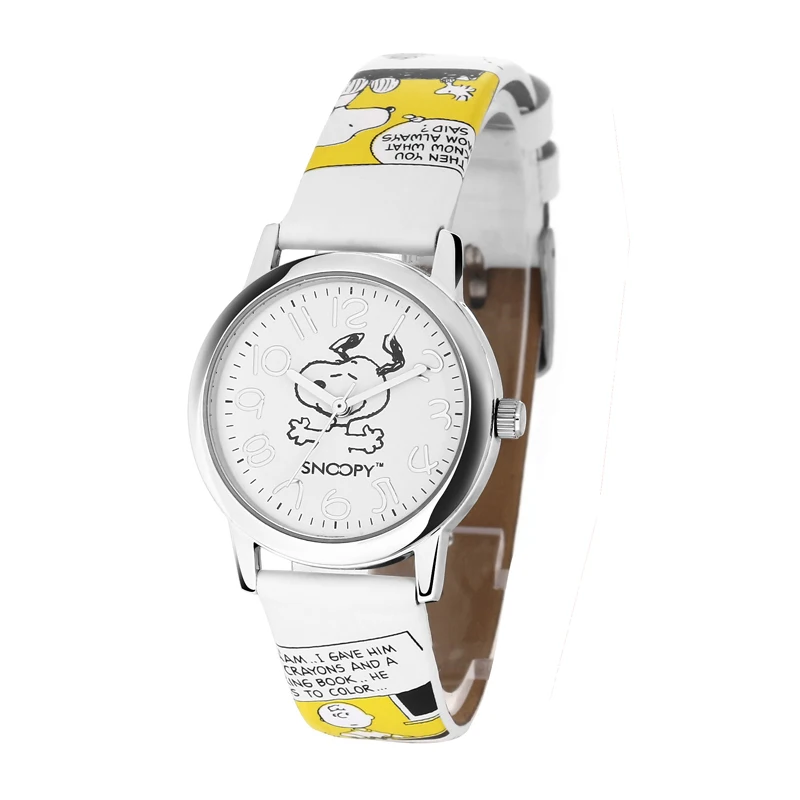 Часы Snoopy мужские и женские Классические Брендовые повседневные