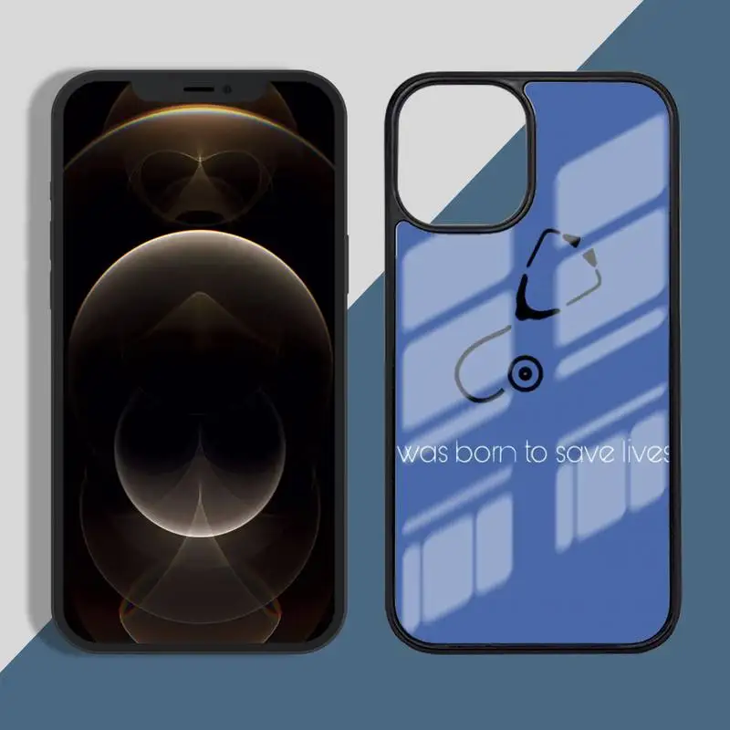 

Nurse Doctor Medical Health Phone Case PC for iPhone 11 12 pro XS MAX 8 7 6 6S Plus X 5S SE 2020 XR