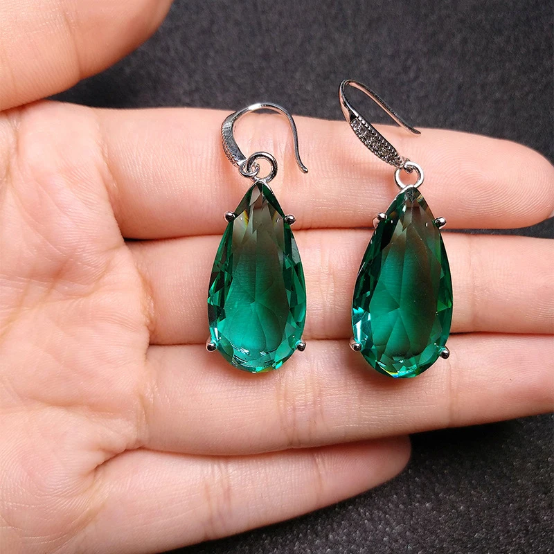 Женские серьги из серебра 925 пробы с фианитами | Украшения и аксессуары