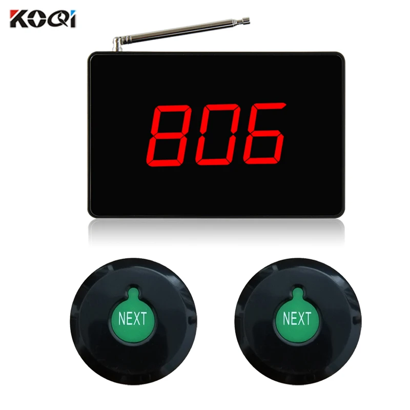 Система вызова номера с отображением сервировки беспроводное устройство для