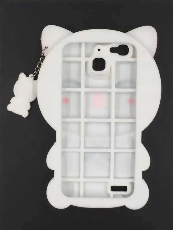 

3D Cartoon Kawaii Bow Tie Cat Soft silicone Cover Case for Huawei G8 mini Enjoy 5S GR3 Silicon Gell Phone case