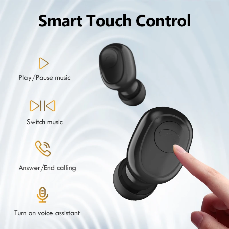 LIGE беспроводные наушники светодиодный дисплей Bluetooth 5 0 гарнитура HiFi качество