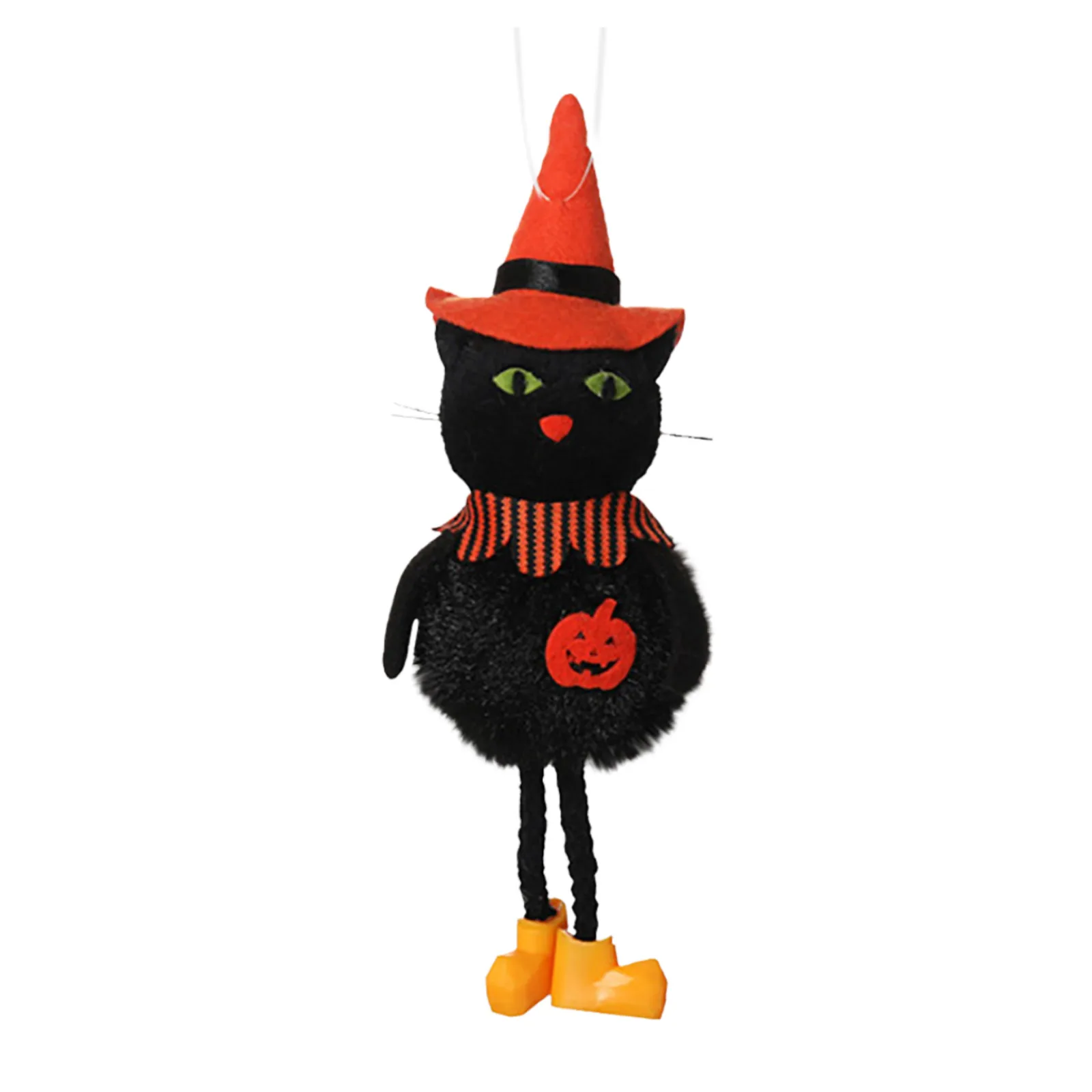 

Halloween Plush Dolls Thanksgiving Pumpkin Gnomes With Witch Cloak Hat Handmade Halloween Drop Ornament Halloween Decoration