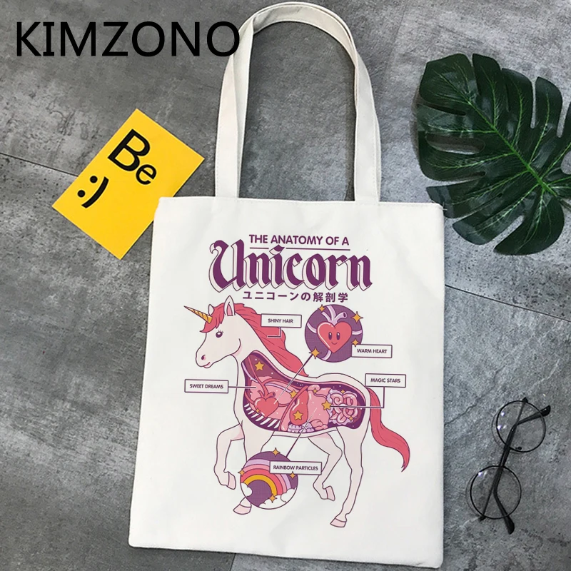 

Единорог хозяйственная сумка-шоппер из натурального джута мешок хозяйственная сумка многоразового использования сумка для покупок reciclaje ...