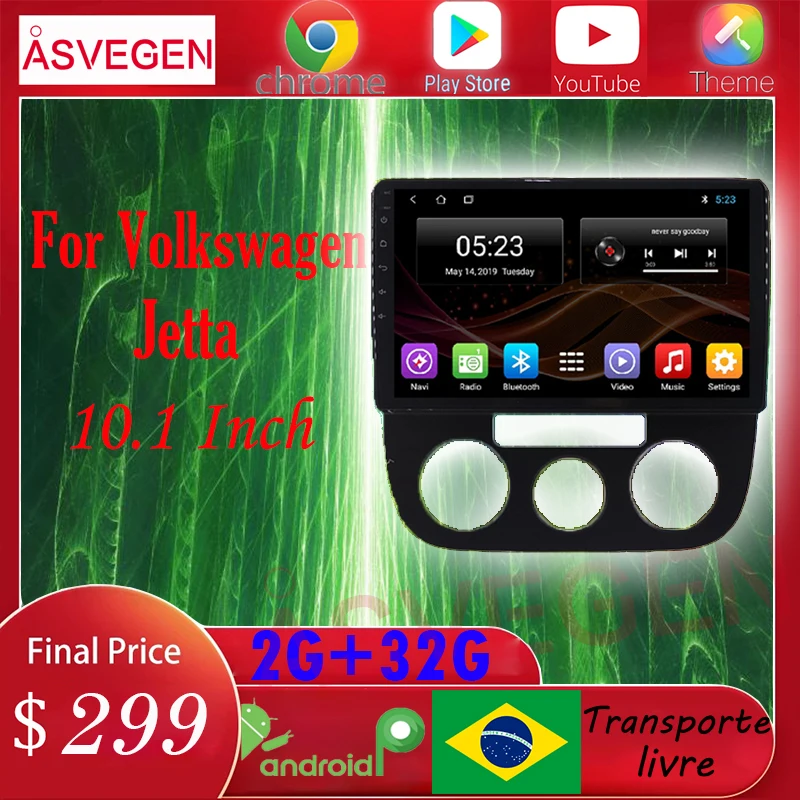 

Car Multimedia Player For VW Volkswagen Jetta Auto Monitor Tracker Android 9 Carplay vehicle stereo video Smart GPS Navigation