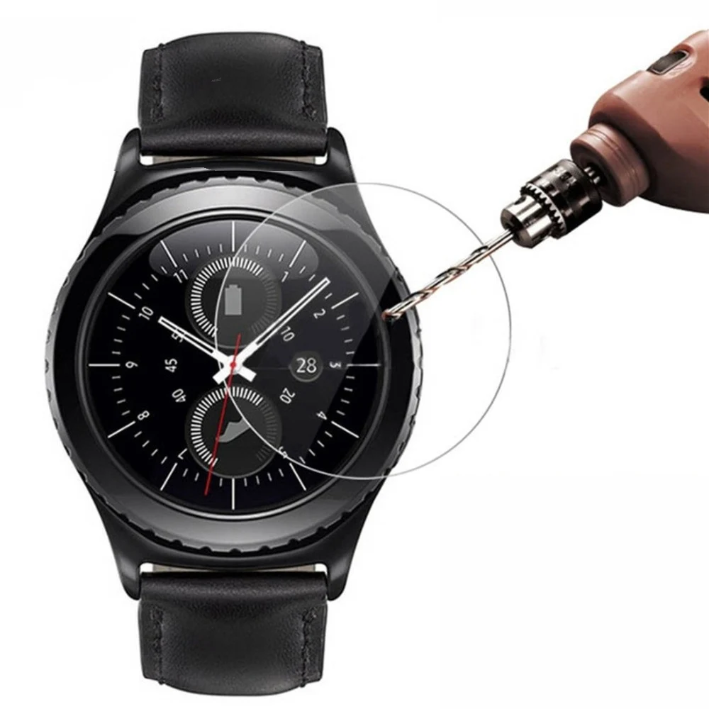 Закаленное стекло 2 шт./лот для Samsung Galaxy Watch 46 мм 42 Gear S3 Frontier Classic S2 Sport защитная