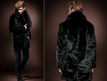 2020 теплая зимняя мужская парка с воротником из искусственного лисьего меха Jaqueta