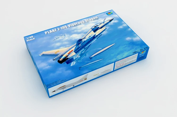 Trumpeter 1:48 масштаб китайский плааф J-10S J-10A энергичный Дракон самолет игрушка