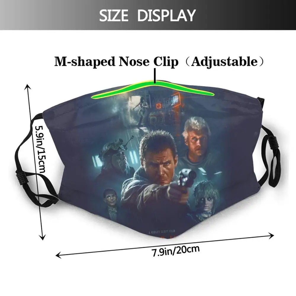 Blade Runner Fashion Masks Dekard Harrison Film Future 2019 | Аксессуары для одежды