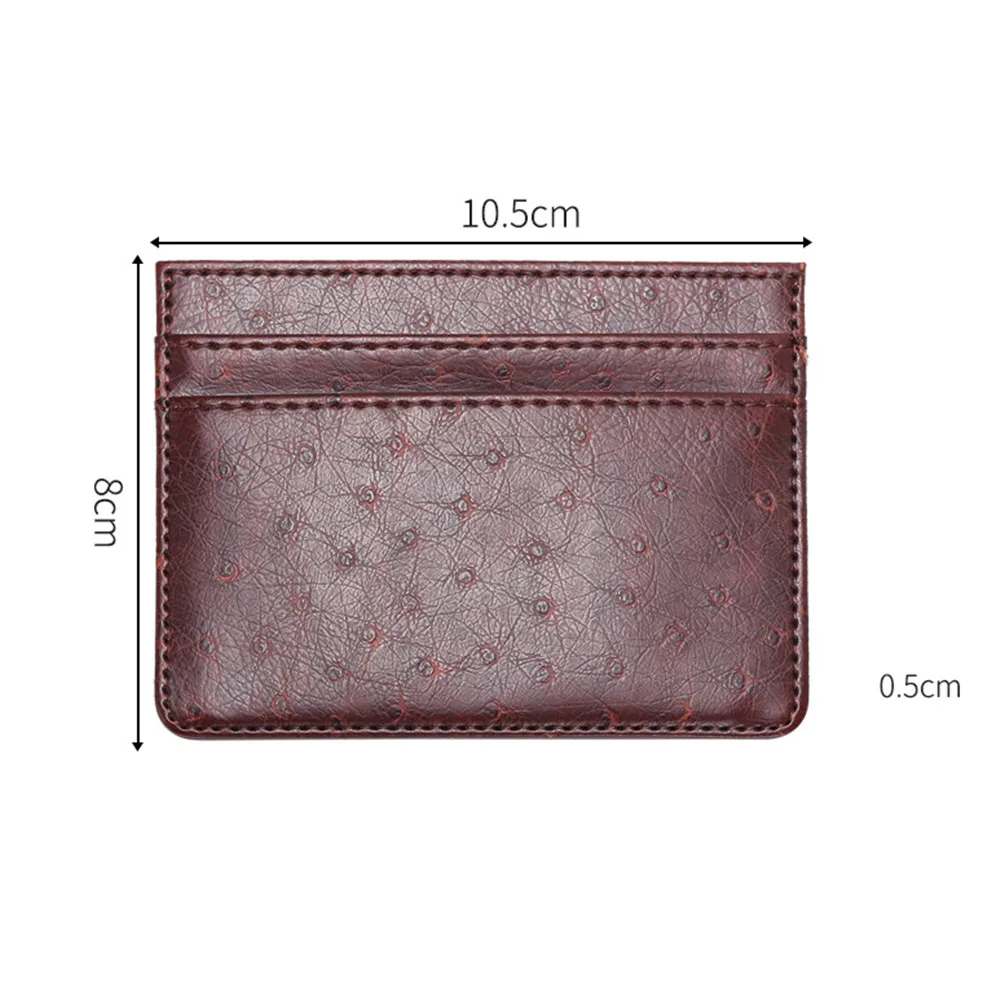

Fashion Id Card Holder Pu Small Coin Purse Credit Card Holder Business Business Card Holder