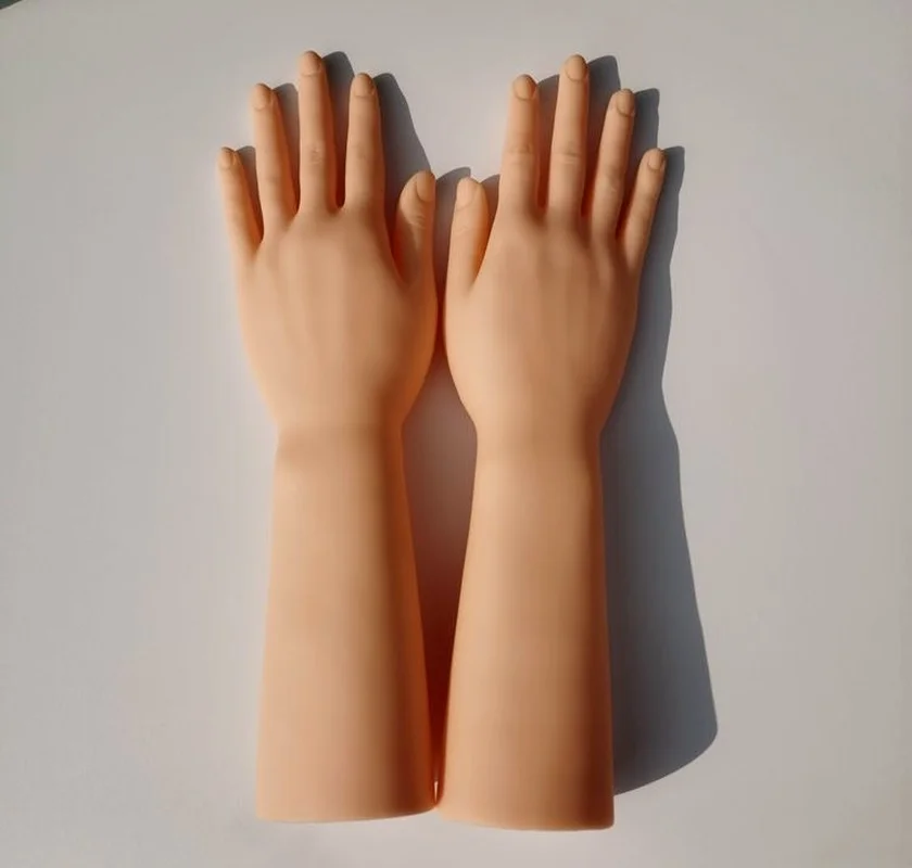 One Pair Female Mannequin Hand Model for Bracelets Gloves Display