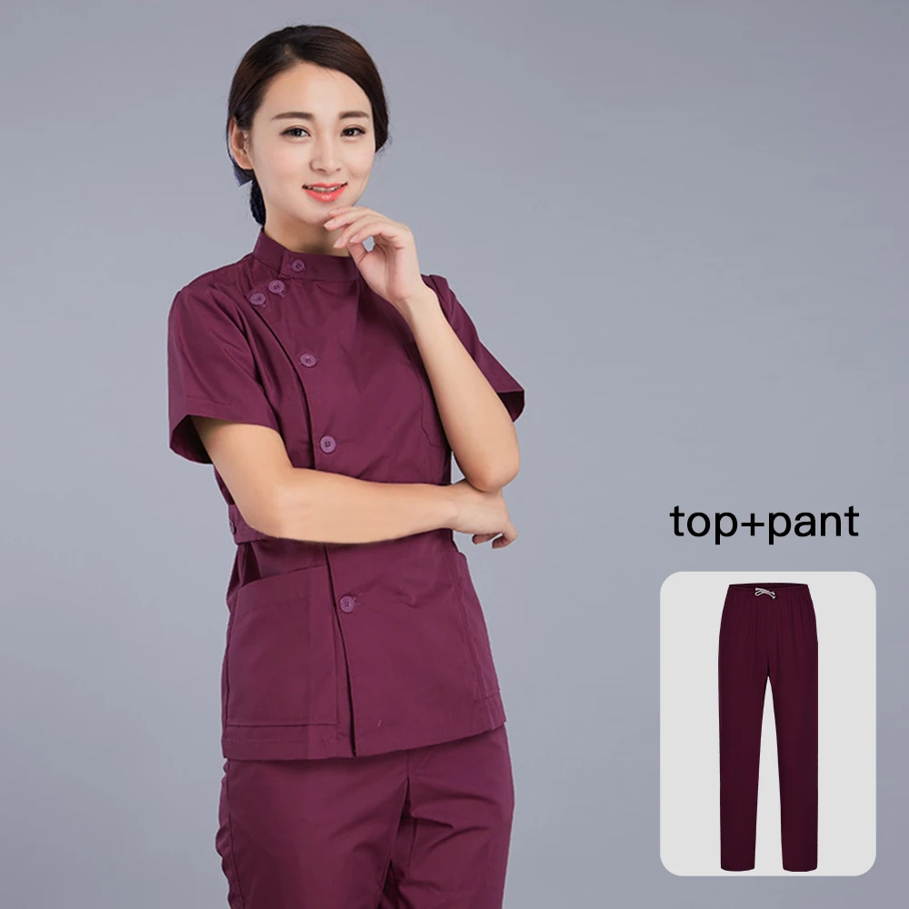 Приталенный дизайн на пуговицах брюки с эластичным поясом лабораторное пальто