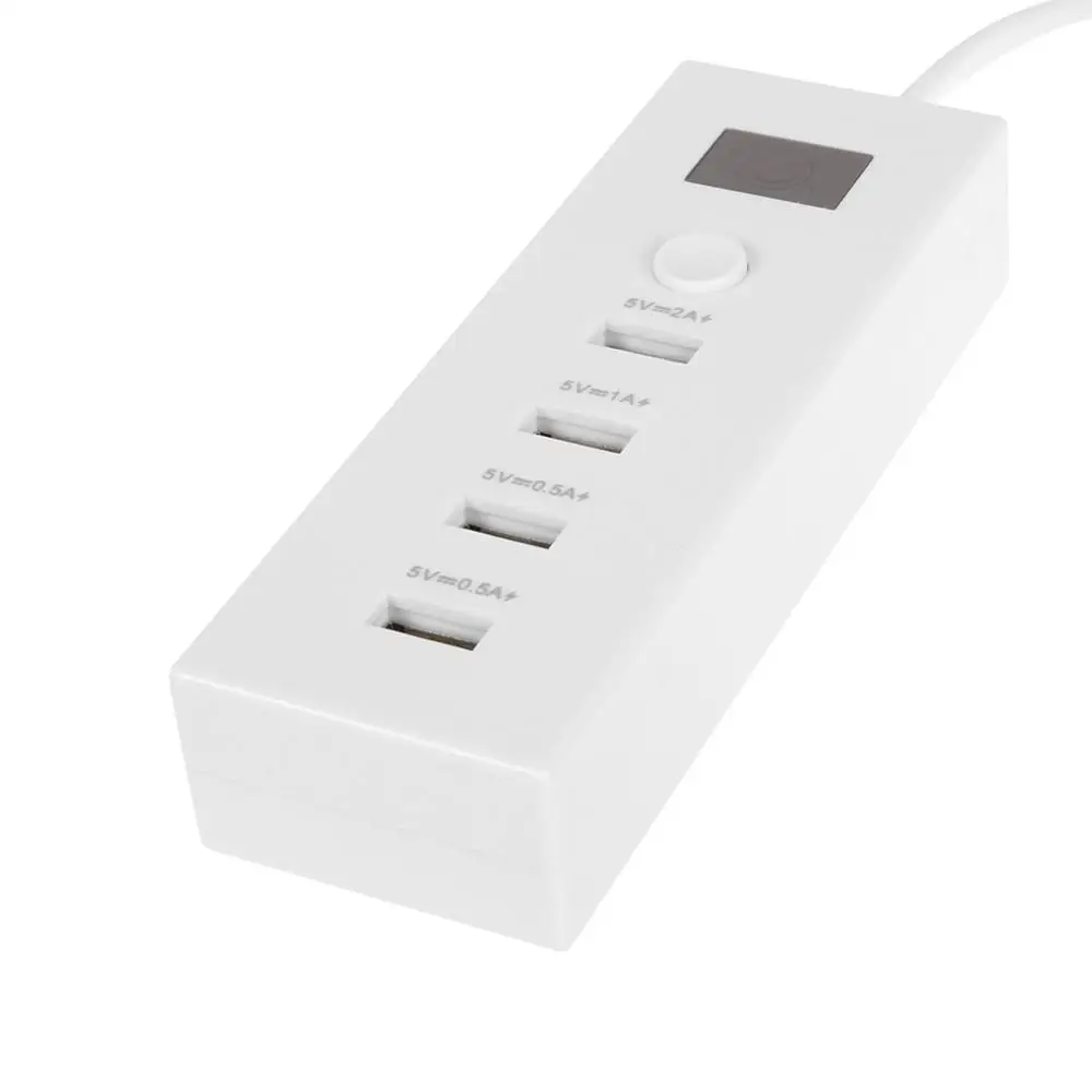 Новинка многофункциональное зарядное устройство с 4 портами USB умная вилка для