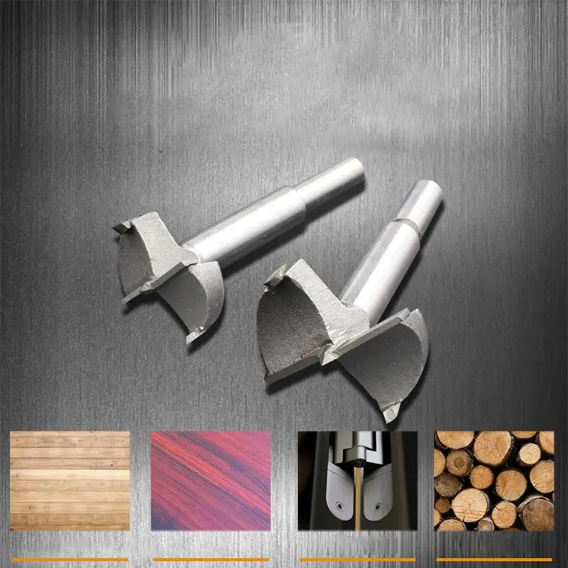 

Forstner Wood Boring Hole Saw Auger Opener Triangular Cutter Drill Bit Sharp Edge High Hardness Durable Woodworking Drill Tools