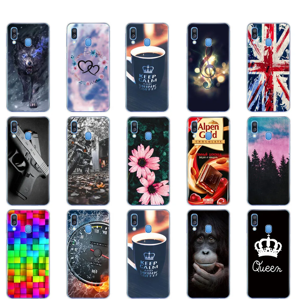 Для Samsung A40 чехол мягкий tpu силиконовый для Galaxy GalaxyA40 A 40 A405 SM A405F бампер|Бамперы| |