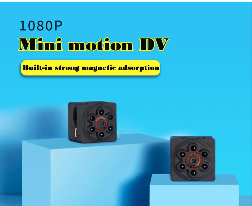 JOZUZE S1000 мини-камера Full HD 1080P Спортивная камера с ночным видением для автомобиля DV DVR Простая установка камеры для защиты дома