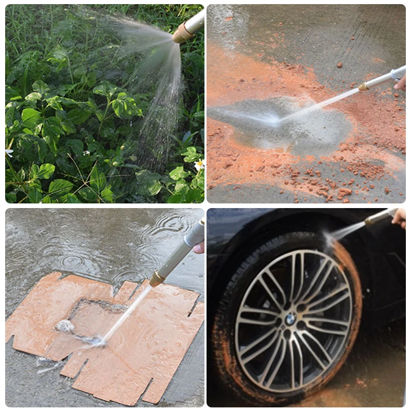 

Portable High-pressure Water Gun For Cleaning Car Wash Machine Garden Watering Hose Nozzle Sprinkler Foam Water Gun dropshipping