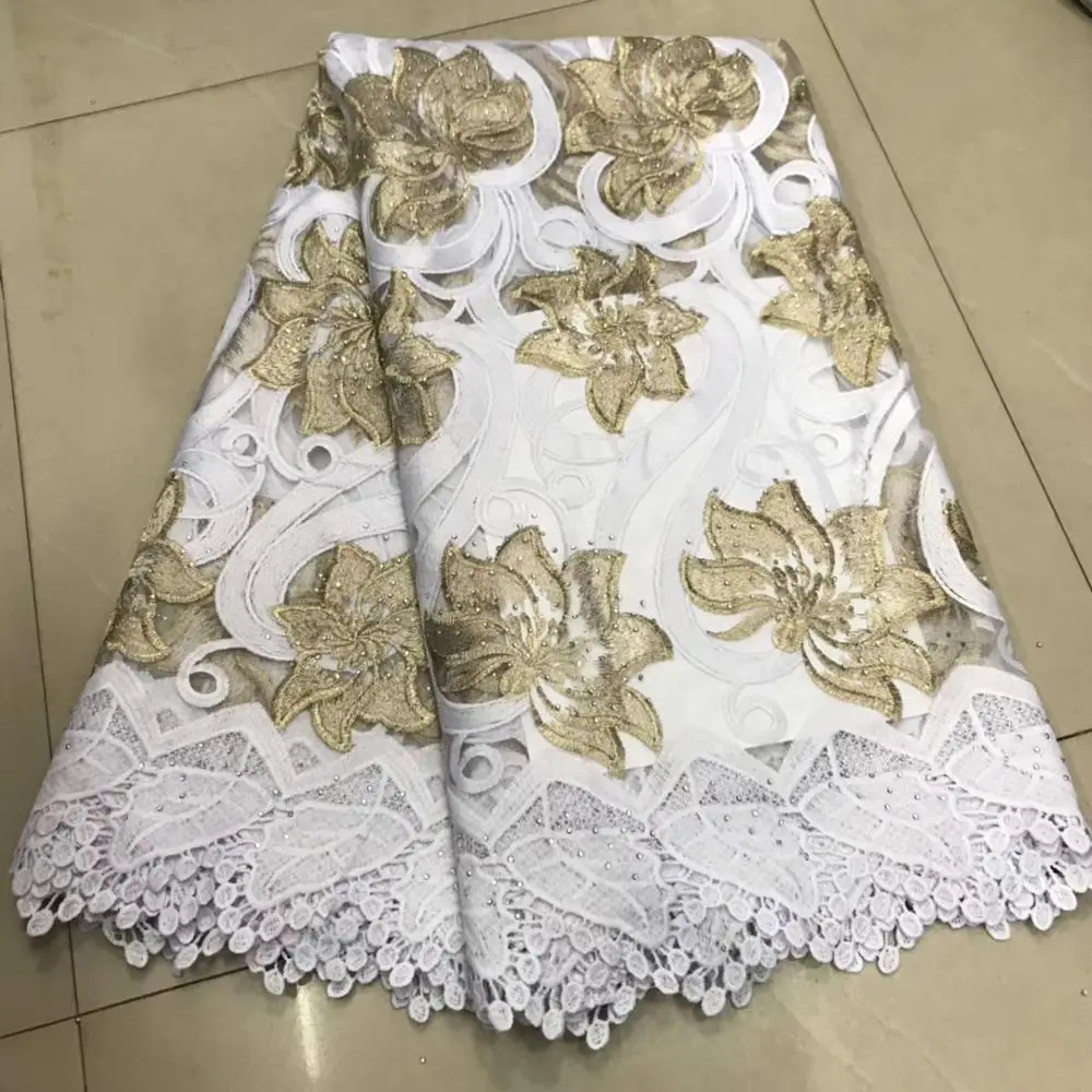 Африканская вуаль кружевная ткань 2020 французский шнур гипюр вышитая нигерийская
