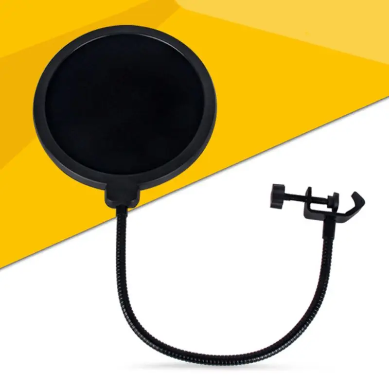 Противораспылительная крышка Студийный микрофон для записи Pop фильтр