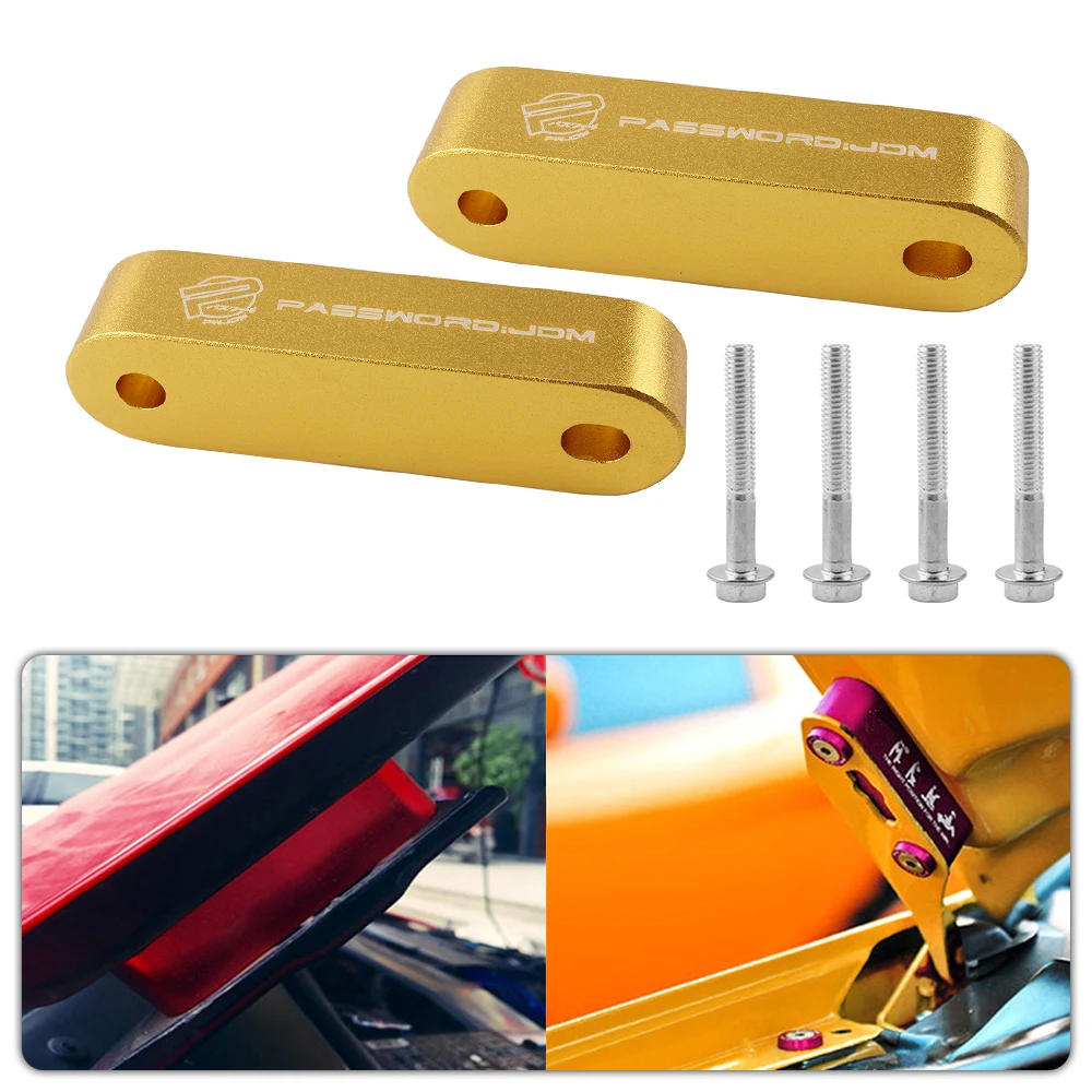 JDM Алюминиевая заготовка для автомобильного капота набор прокладок