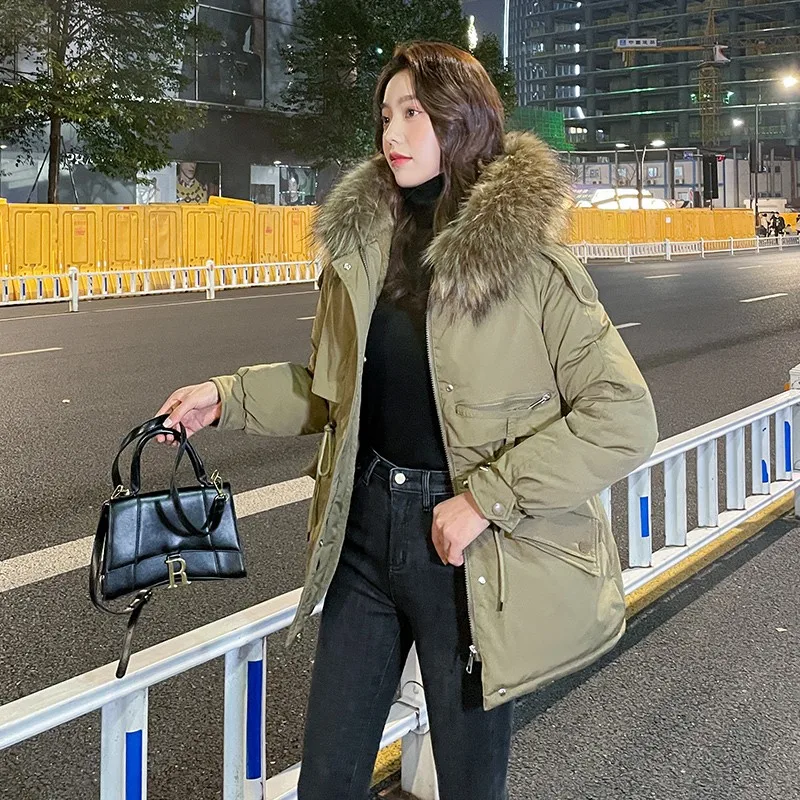 

Guilantu 2020 Winter Jacket Women Hooded Coat Female Thick Polyester Cotton Padded Ladies Coats Casual Hoodies Fur Parka Mujer