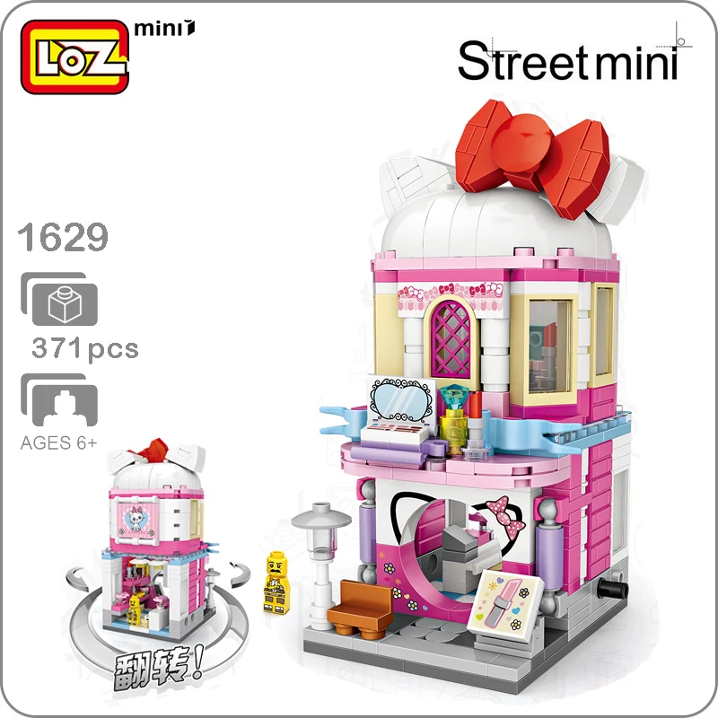 LOZ городская Косметика для макияжа маленький медвежонок магазин магазина