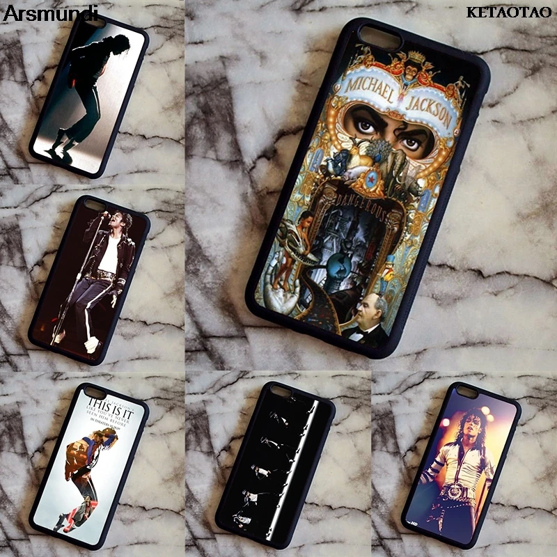 Arsmundi Майкл Джексон Dangerous Re Del 1 чехол для телефона s iPhone 4S 5S 6S 7 8 Plus X XR XS Max Чехол